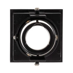 Einbauspot Hyde 1-flammig Eckig Schwenkbar Schwarz -Innenleuchten Store 3507396 3