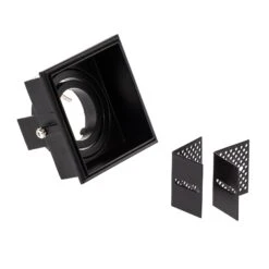 Einbauspot Hyde 1-flammig Eckig Schwenkbar Schwarz -Innenleuchten Store 3507396 4