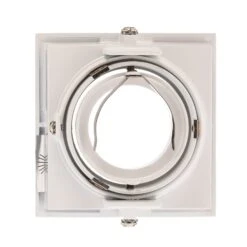 Einbauspot Hyde 1-flammig Eckig Schwenkbar Weiß -Innenleuchten Store 3507397 3