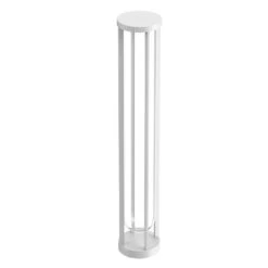 FLOS In Vitro Bollard 3, 2.700 K, 90 Cm, Weiß