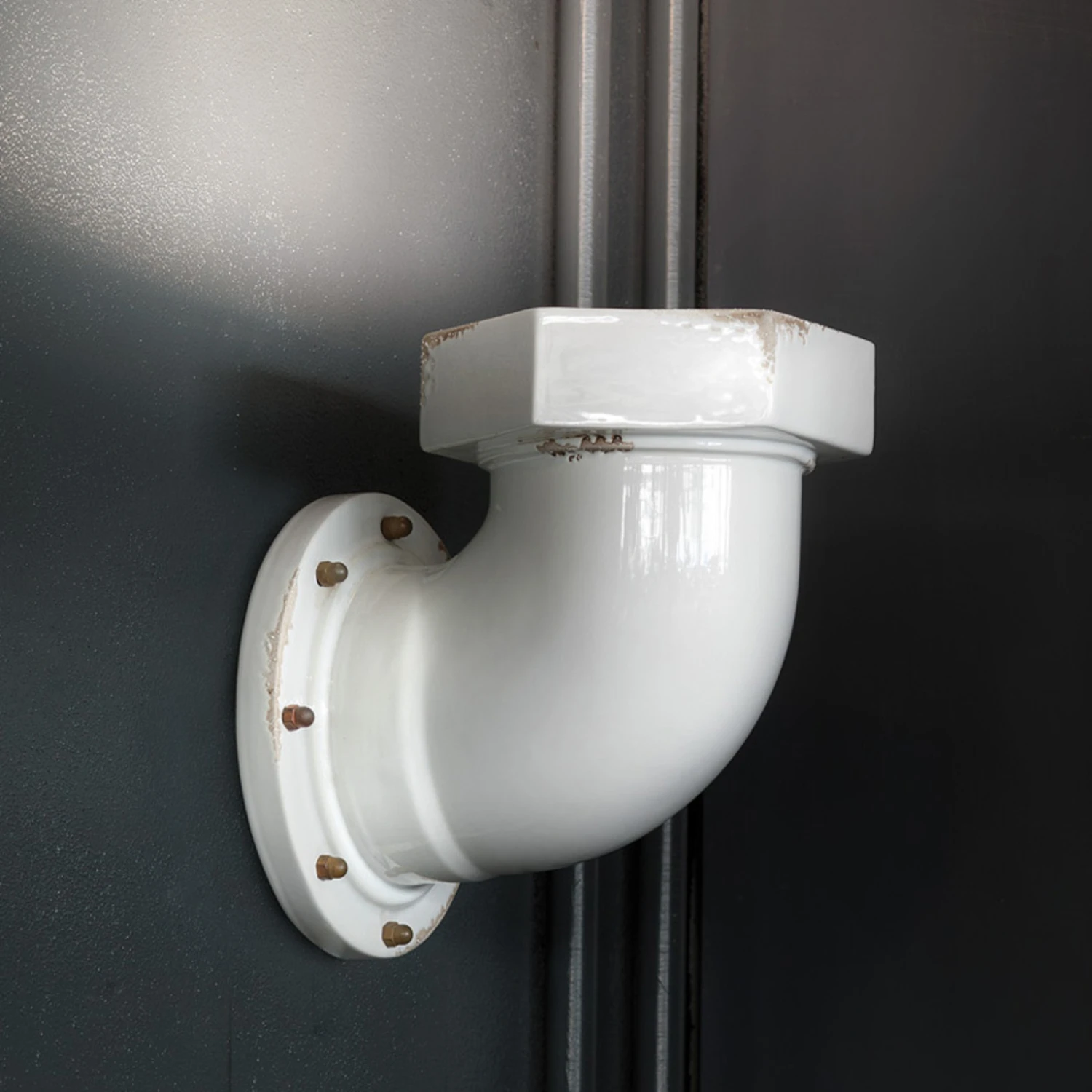 Wandleuchte C1810 In Rohrform, Weiß 3 Wandleuchte C1810 In Rohrform, Weiß