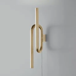 Foscarini Tobia LED-Wandleuchte Mit Kabel Gold