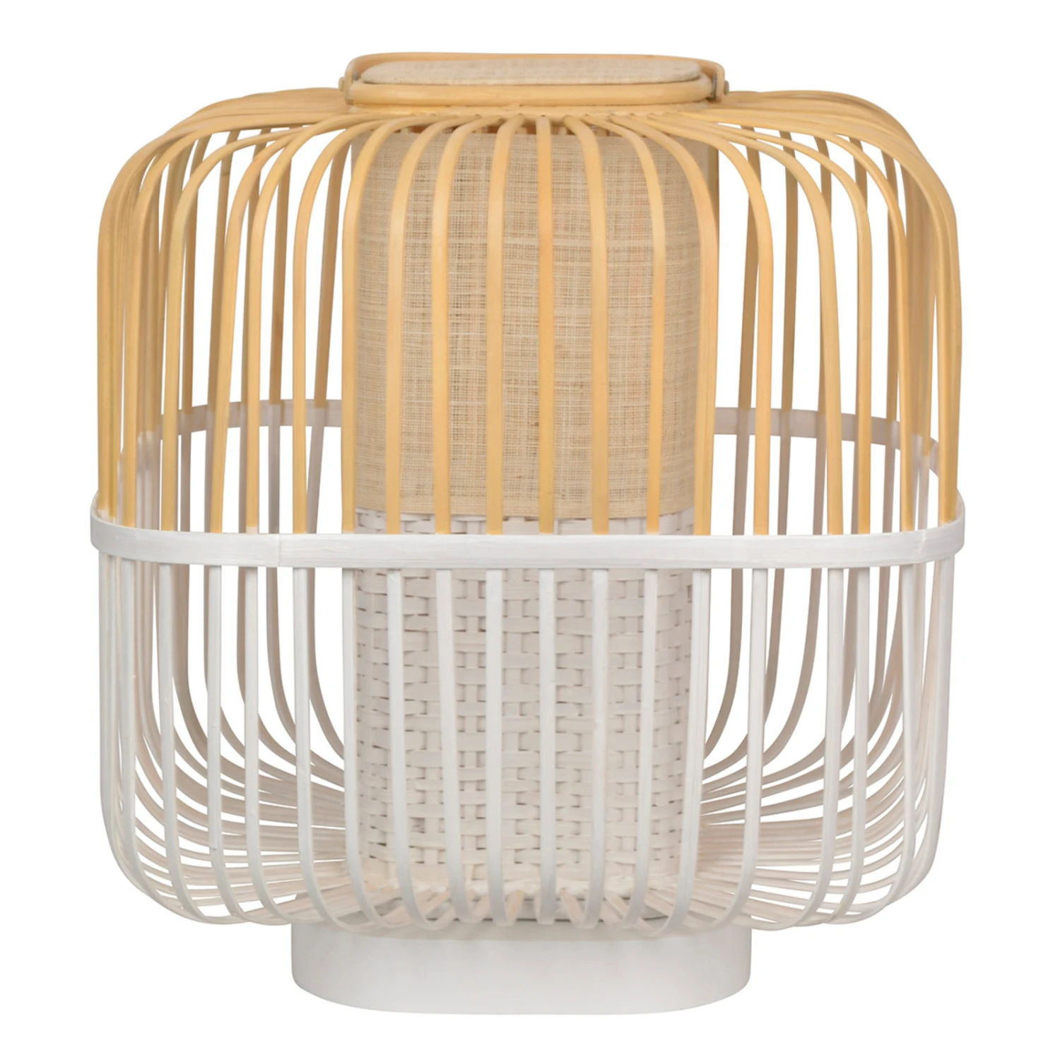 Forestier Bamboo Square M Tischleuchte In Weiß 4 Forestier Bamboo Square M Tischleuchte In Weiß – Bild 2