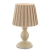 Globo Plissee-Tischleuchte Jolanda, Sandfarben -Innenleuchten Store 4014643