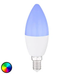 Globo LED-Kerzenlampe E14, 4,5W Tuya-Smart RGBW CCT