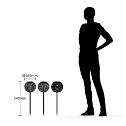 Lindby Vilani LED-Solarlampen Im 3er-Set -Innenleuchten Store 4018300 6