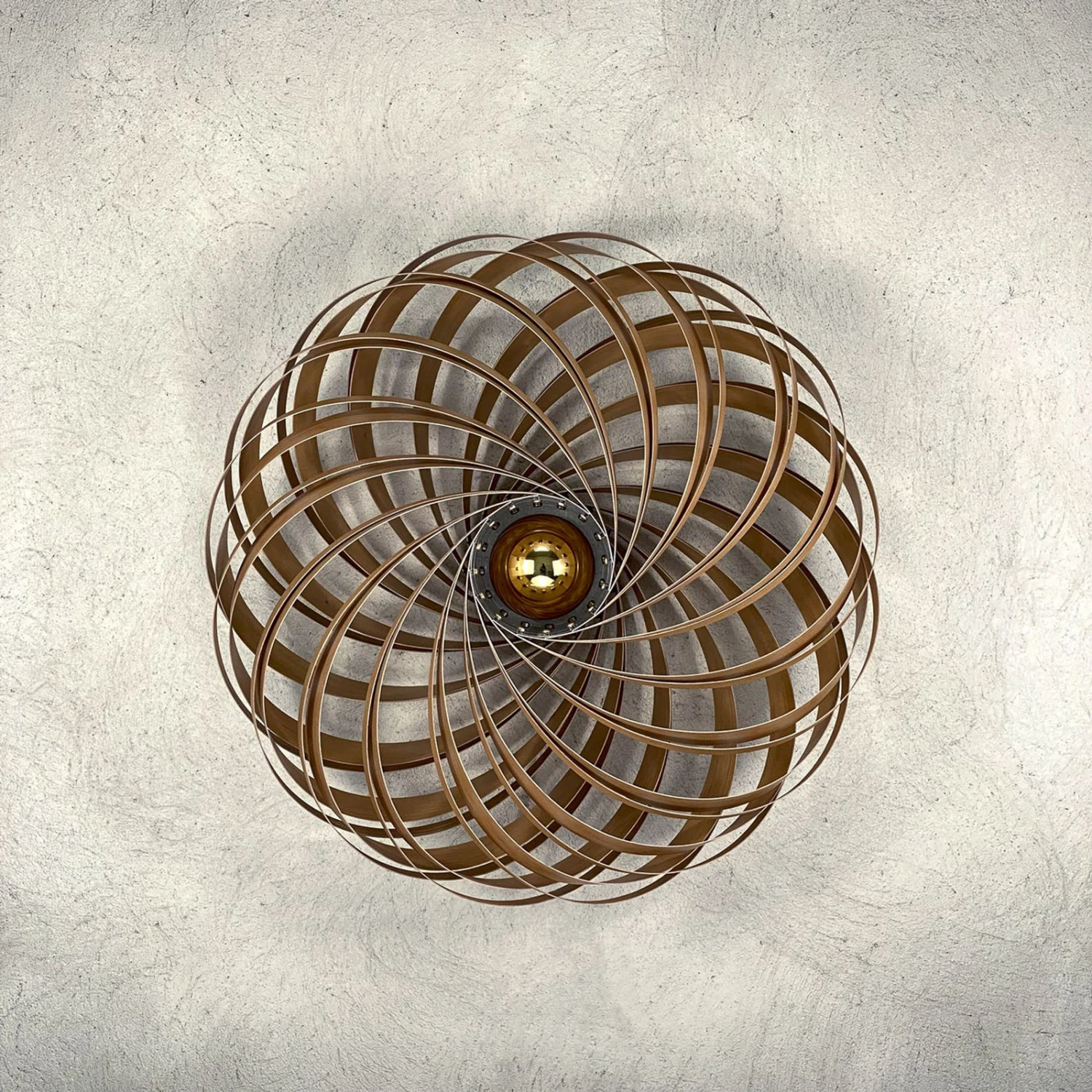 Gofurnit Veneria Wandleuchte, Kirschbaum, Ø 60 Cm 5 Gofurnit Veneria Wandleuchte, Kirschbaum, Ø 60 Cm – Bild 3