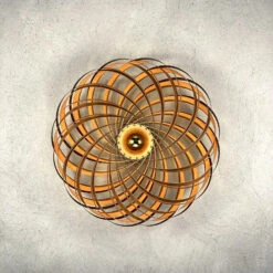 Gofurnit Veneria Wandleuchte, Kirschbaum, Ø 60 Cm 12 Gofurnit Veneria Wandleuchte, Kirschbaum, Ø 60 Cm -Innenleuchten Store 4027039 4