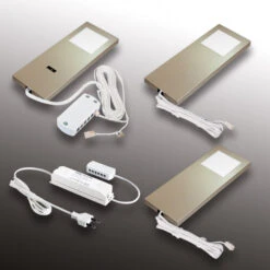 Hera In Edelstahl-OptikUnterbauleuchte LED Slim-Pad F