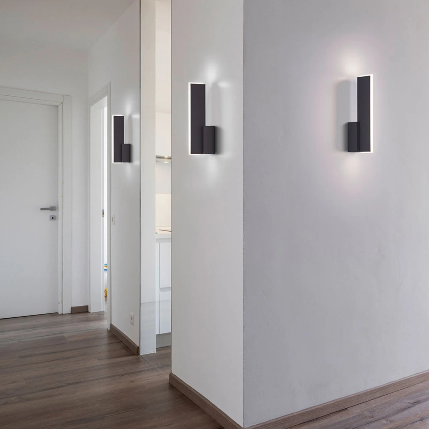 Helestra Nex LED-Wandleuchte Schwarz Matt 4 Helestra Nex LED-Wandleuchte Schwarz Matt – Bild 2