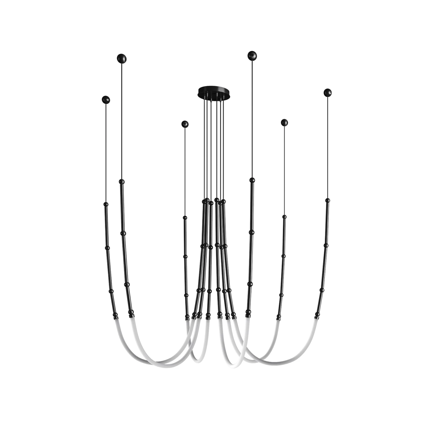 Karman Leda LED-Hängelampe, 6-flammig, 1000x300cm 4 Karman Leda LED-Hängelampe, 6-flammig, 1000x300cm – Bild 2