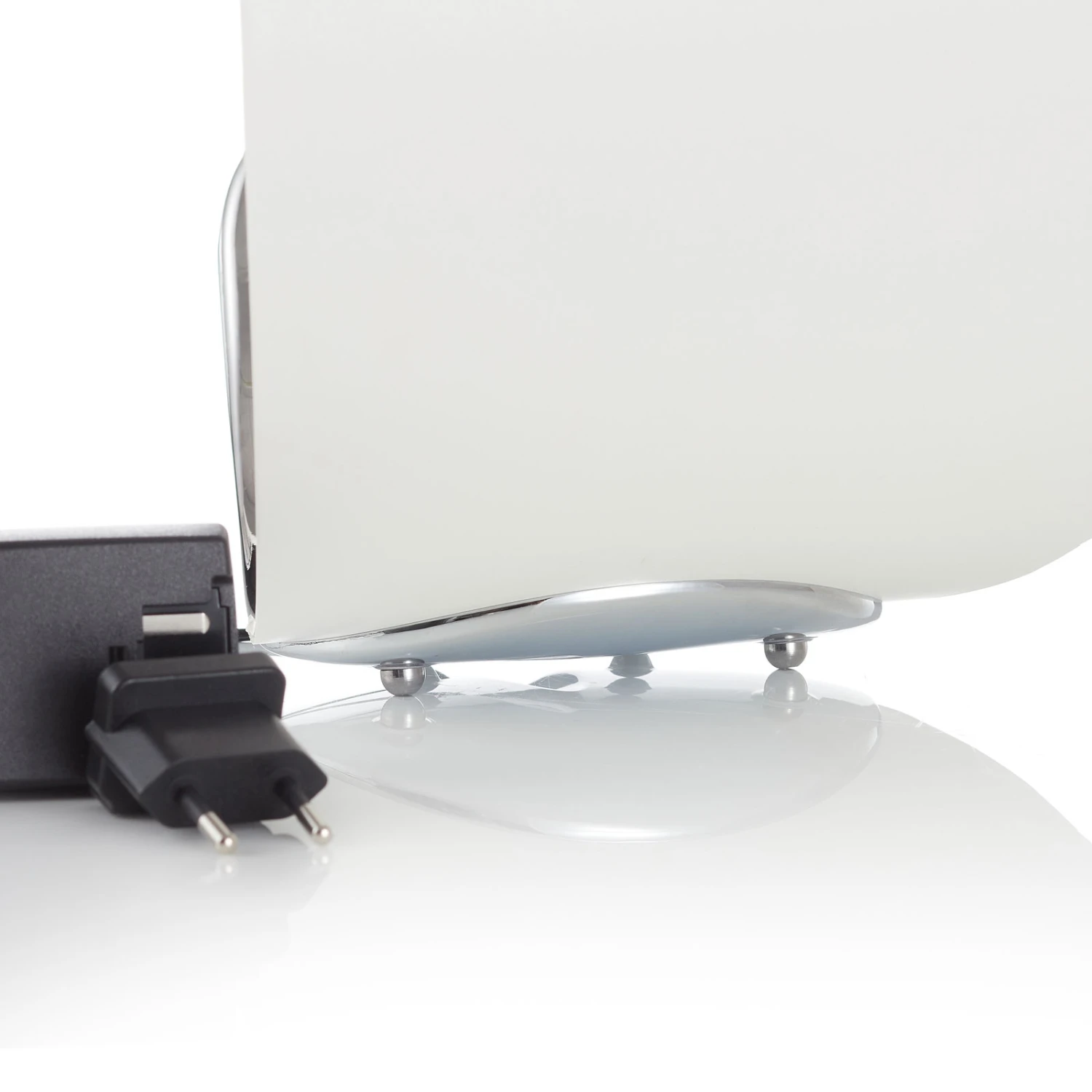 Luceplan Designer-Tischlampe Curl Weiß/verspiegelt 9 Luceplan Designer-Tischlampe Curl Weiß/verspiegelt – Bild 7
