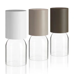 Luceplan Nui Mini Tischlampe Mit Akku IP54, Greige -Innenleuchten Store 6030587 5