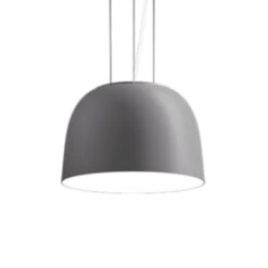 LED-Hängeleuchte Sva 830 Dali Ø 24,4cm Silbergrau