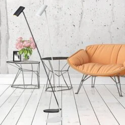 Weiße Stehlampe Hester Aus Metall -Innenleuchten Store 6055378 3