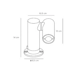 LED-Sockelleuchte Tatum Mit Drehbarem Spot -Innenleuchten Store 6055731 2