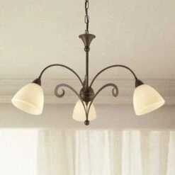 Hängeleuchte Luca Im Landhaus-Design, 3-fl.