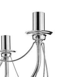 Kronleuchter Retro In Silber, 6fl. 75 Cm Abhängung -Innenleuchten Store 6089172 4