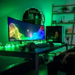 Lichterkette Twinkly RGB, Schwarz, 400-flammig 32m -Innenleuchten Store 6102015 1