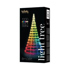 Twinkly Light Tree, IP44, Matte RGBW-LEDs, Höhe 8m -Innenleuchten Store 6102058 5