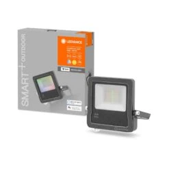 LEDVANCE SMART+ WiFi Floodlight, RGBW, Grau, 20W -Innenleuchten Store 6106472 5
