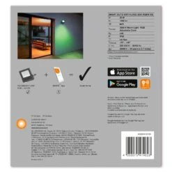LEDVANCE SMART+ WiFi Floodlight, RGBW, Grau, 20W -Innenleuchten Store 6106472 8