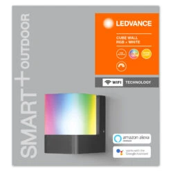 LEDVANCE SMART+ WiFi Cube LED-Wandleuchte RGBW Up 18 LEDVANCE SMART+ WiFi Cube LED-Wandleuchte RGBW Up -Innenleuchten Store 6106476 7