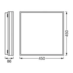 LEDVANCE SMART+ WiFi Orbis Magnet Weiß, 45x45cm -Innenleuchten Store 6106530 3