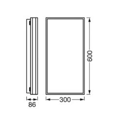 LEDVANCE SMART+ WiFi Orbis Magnet Schwarz, 60x30cm -Innenleuchten Store 6106534 5