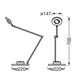 LEDVANCE SUN@Home Panan Desk LED-Tischleuchte -Innenleuchten Store 6106615 6