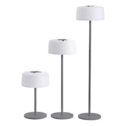 Solar-Stehleuchte Bump, 3 Höhen, Sensor, Anthrazit -Innenleuchten Store 6112022 4