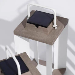 Solarlaterne Teckalu, Duratek/weiß, 36,5cm -Innenleuchten Store 6112039 3