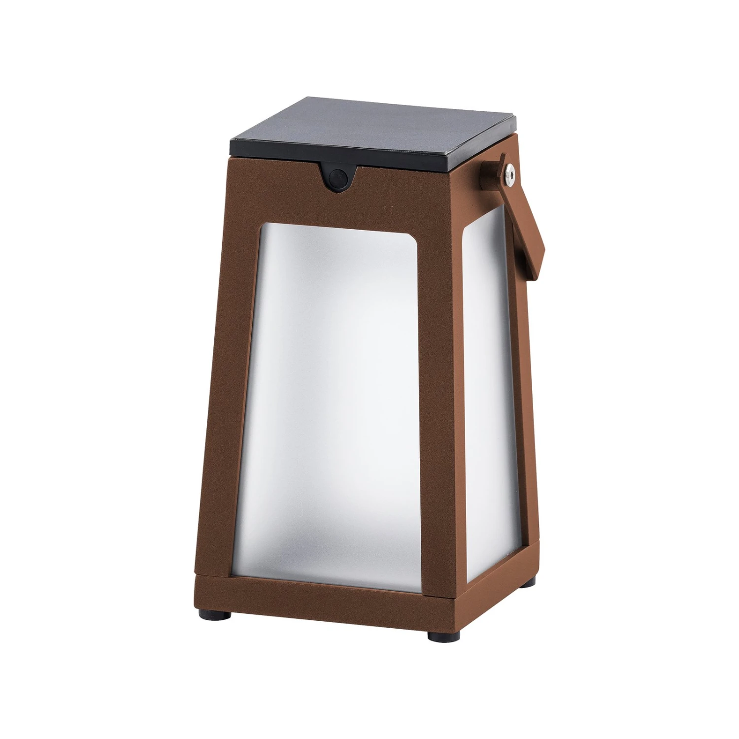 LED-Solarlaterne Tinka Tragbar, Corten 3 LED-Solarlaterne Tinka Tragbar, Corten