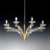 Kronleuchter ICARO Mit Kristallglas 8-fl., Gold 2 Kronleuchter ICARO Mit Kristallglas 8-fl., Gold -Innenleuchten Store 6511064