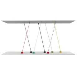 Martinelli Luce Elastica Band-Stehlampe, Hellblau -Innenleuchten Store 6705243 2