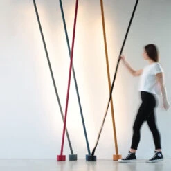 Martinelli Luce Elastica Band-Stehlampe, Hellblau -Innenleuchten Store 6705243 4