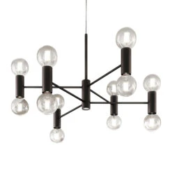 Modo Luce Chandelier Hängelampe 13fl 107cm Schwarz -Innenleuchten Store 6710127 2