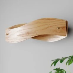 LED-Wandleuchte Lian, Dimmbar, Eiche Natur -Innenleuchten Store 6722425 2