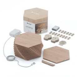 Nanoleaf Elements Wood Hexagons Starter Kit 13x