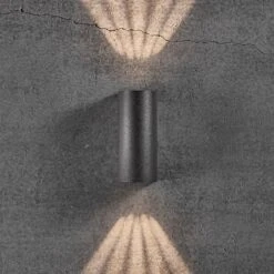 Nordlux LED-Außenwandleuchte Asbol Mit Schablonen