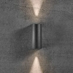 Nordlux LED-Außenwandleuchte Asbol Mit Schablonen -Innenleuchten Store 7006375 7