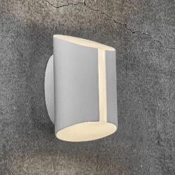 Nordlux LED-Außenwandlampe Grip, CCT Smart Home, Weiß