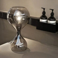 Next Blubb - Mundgeblasene Glas-Tischleuchte Chrom -Innenleuchten Store 7019013 3