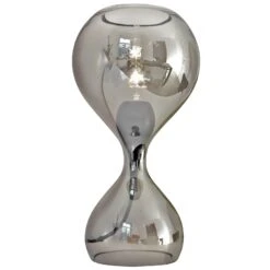 Next Blubb - Mundgeblasene Glas-Tischleuchte Chrom -Innenleuchten Store 7019013 5