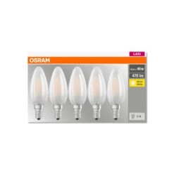 OSRAM LED-Kerzenlampe E14 4W 2.700K 470lm 5er -Innenleuchten Store 7262703 3