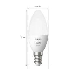 Philips Hue White 5,5 W E14 LED-Kerzenlampe 11 Philips Hue White 5,5 W E14 LED-Kerzenlampe -Innenleuchten Store 7534160 3