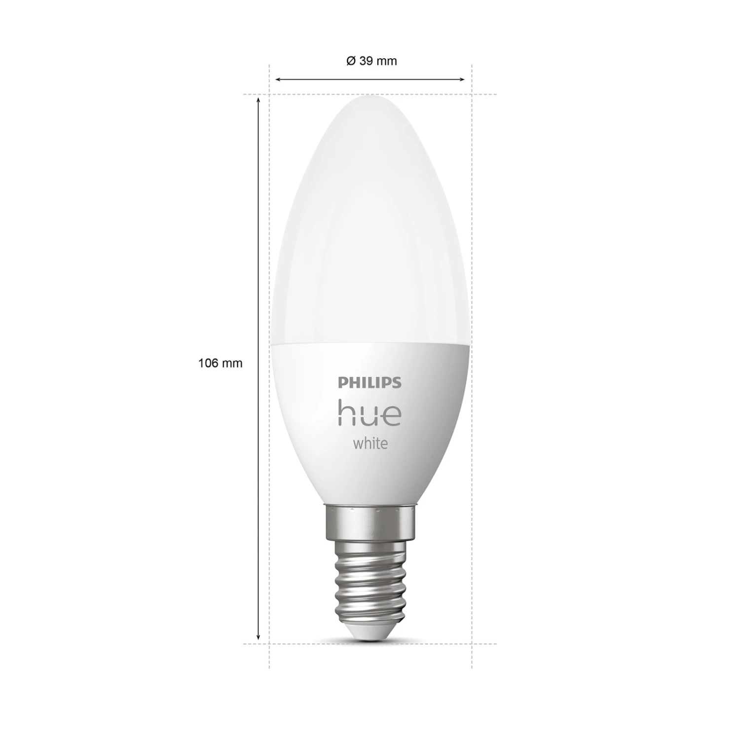 Philips Hue White 5,5 W E14 LED-Kerzenlampe 6 Philips Hue White 5,5 W E14 LED-Kerzenlampe – Bild 4
