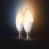 Philips Hue Kerzenlampe White Ambiance 2x E14 5,2W -Innenleuchten Store 7534273