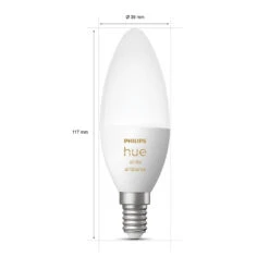 Philips Hue Kerzenlampe White Ambiance 2x E14 5,2W -Innenleuchten Store 7534273 3
