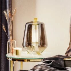 Prandina Luisa T1 Tischlampe 2700K Messing/spiegel